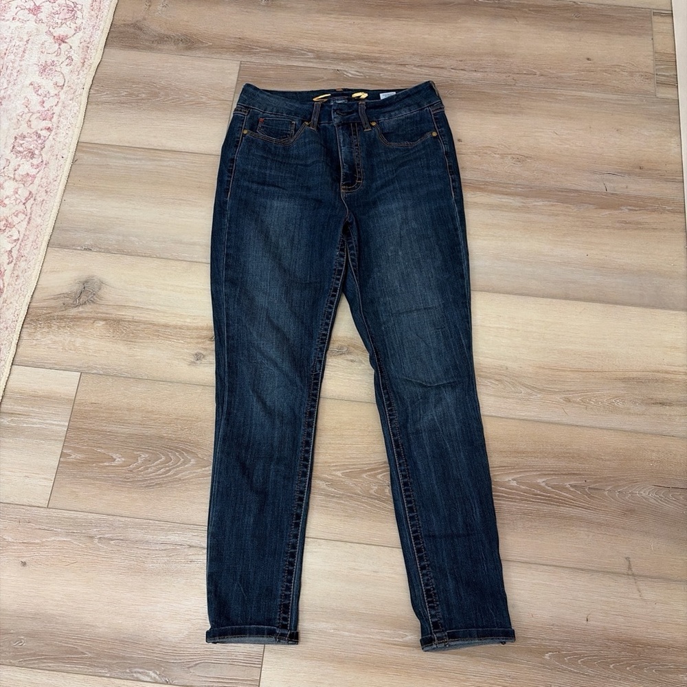Seven7 Women's Dark Indigo Skinny Jeans